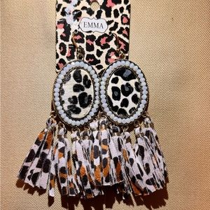 ALL LEOPARD EARRINGS